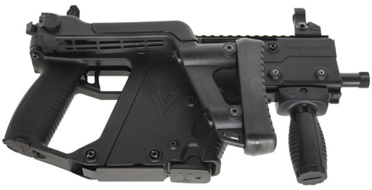 KRISS Vector .45 ACP is a great pistol caliber carbine that could be a great CQB weapon for home defense.