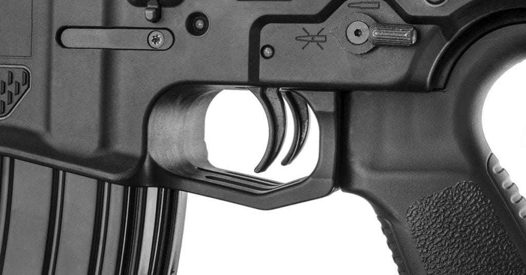 Two triggers on Gilboa Snake AR-15