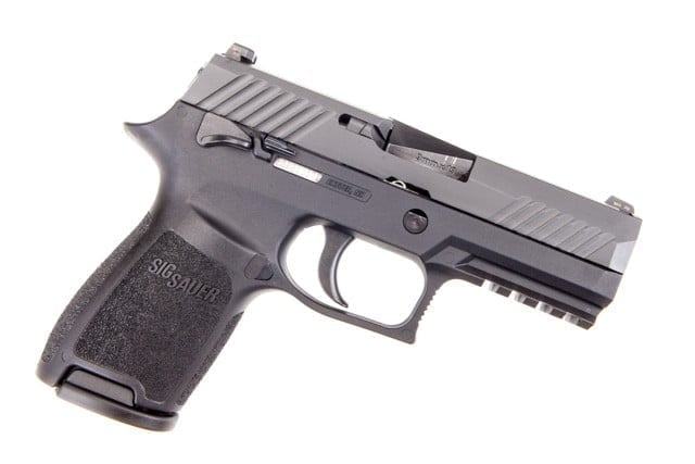 Sig P320 Compact for sale for $499.99. Now, this is the best price we can see for the best compact 9mm striker fired handgun for sale.