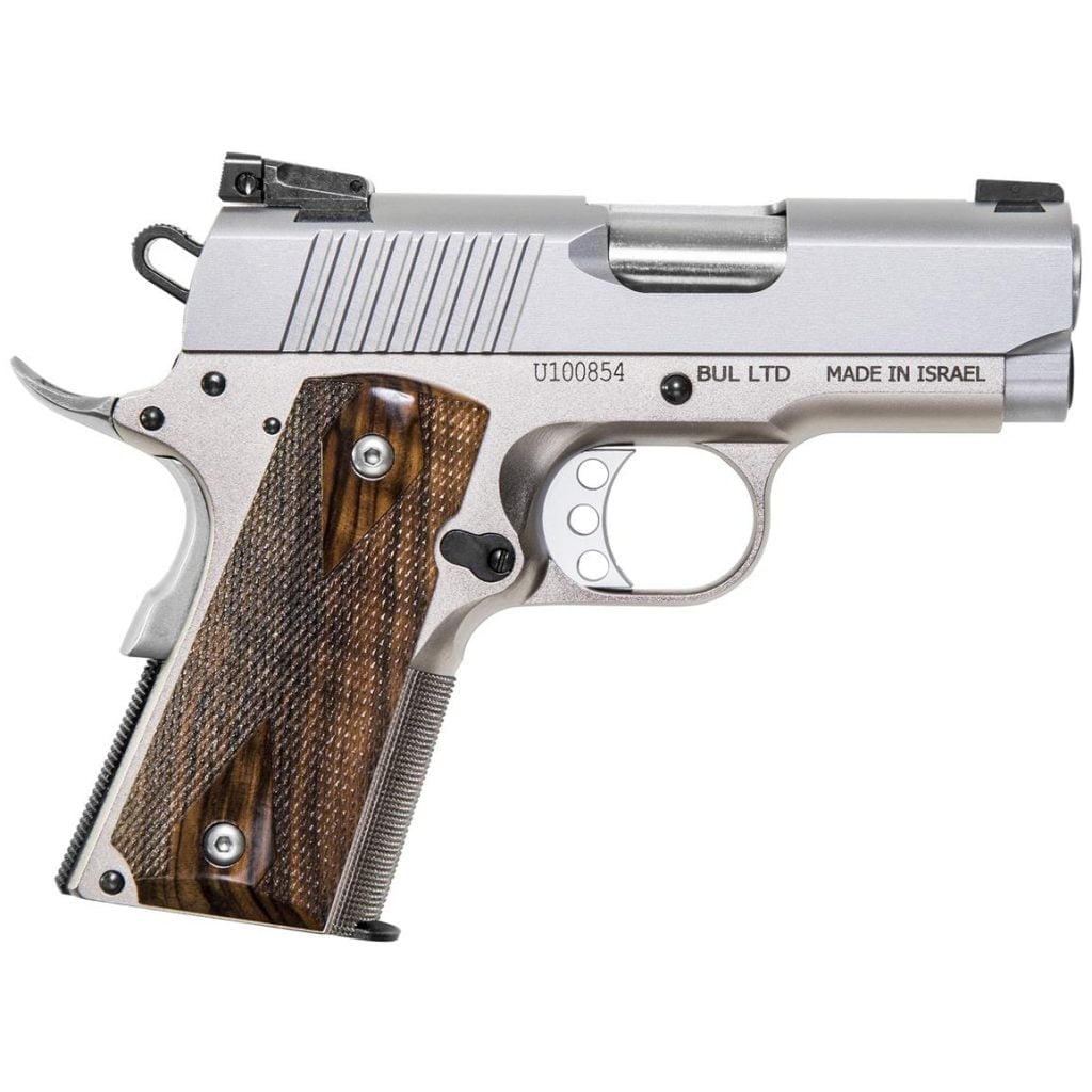 Desert Eagle 1911 U CCW. The undercover is the subcompact 1911 chambered in 45 ACP. A great carry pistol. 