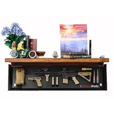 Get a hidden gun safe on your wall with the Tactical Walls Concealment Shelf for sale. Buy gun safes at discount prices.