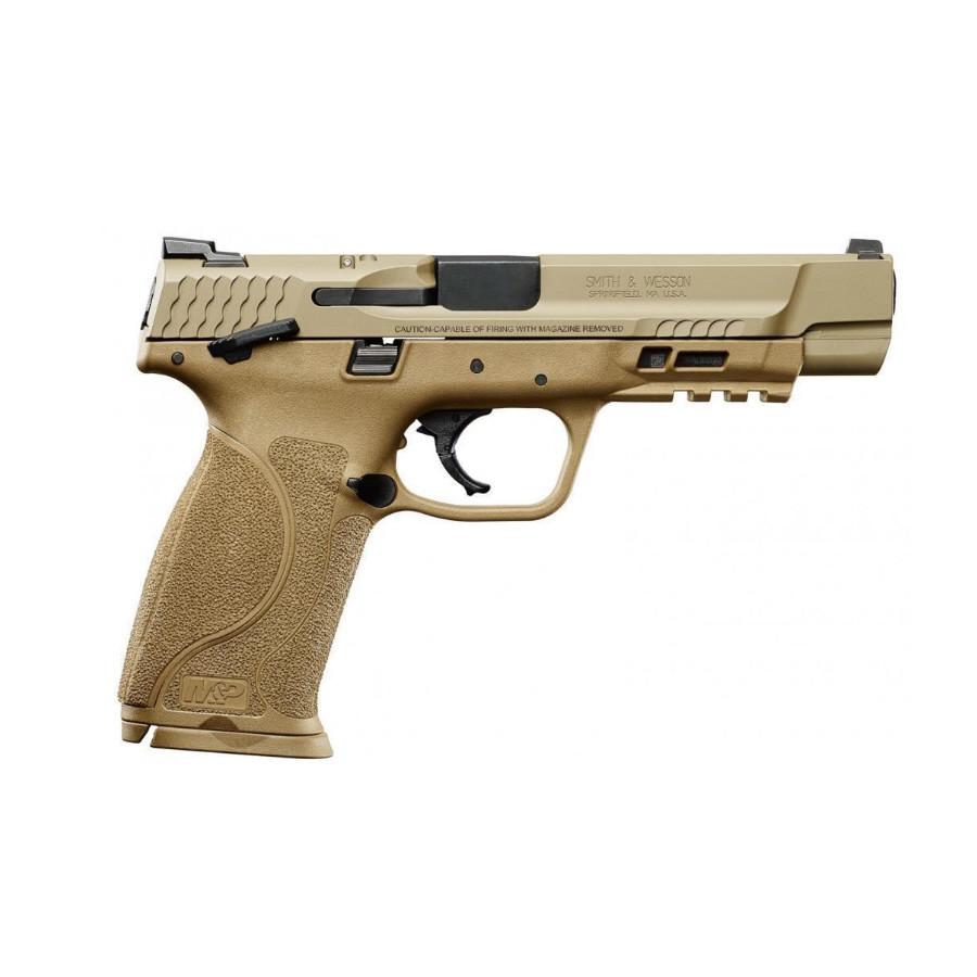 S&W M&P 2.0. Pistol FDE polymer pistol is a legend for a reason. Buy your Smith and Wesson online now. 