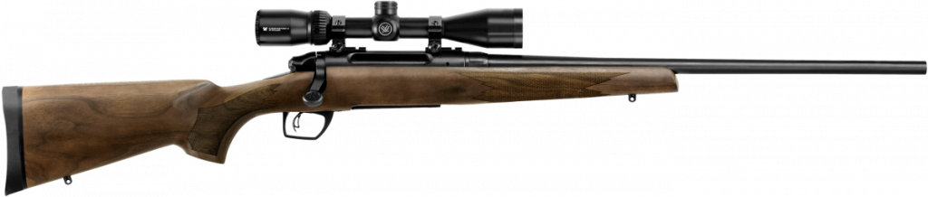 Remington 783 .243 Winchester. A great, cheap rifle to go hunting with. 