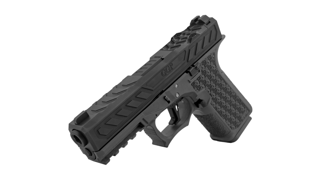 Grey Ghost Precision Combat Pistol For Sale. AN awesome custom Glock 19 with a real USP. Buy your pistol online now.