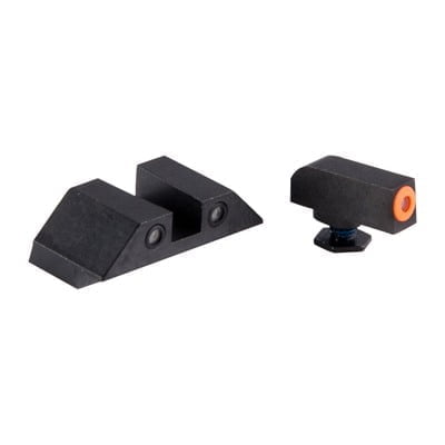 Night Fision Perfect Dot Tritium Night Sights for Glock 19. A simple and hugely effective upgrade for your Glock.